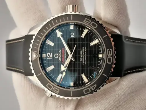 Omega Planet Ocean Professional Ceramic Bezel 45mm OMF 007 Rubber Strap A8501 